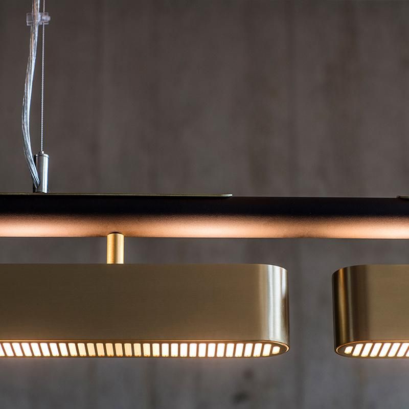 All Copper Dining Room Pendant Lamp Dining Table Long Bar Chandelier