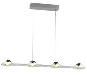 Modern Waved Shaped Glass Hanging Lights with LED (MV5547-4A)