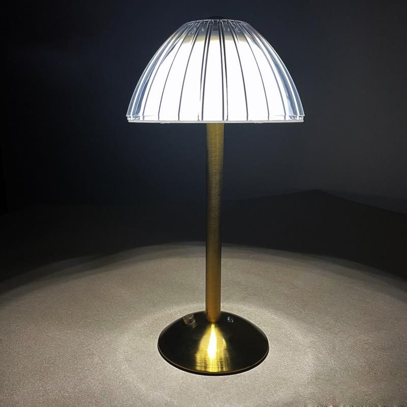 Hot Selling Bed Side Bedside Living Room Table with USB Art Decorate Lamp