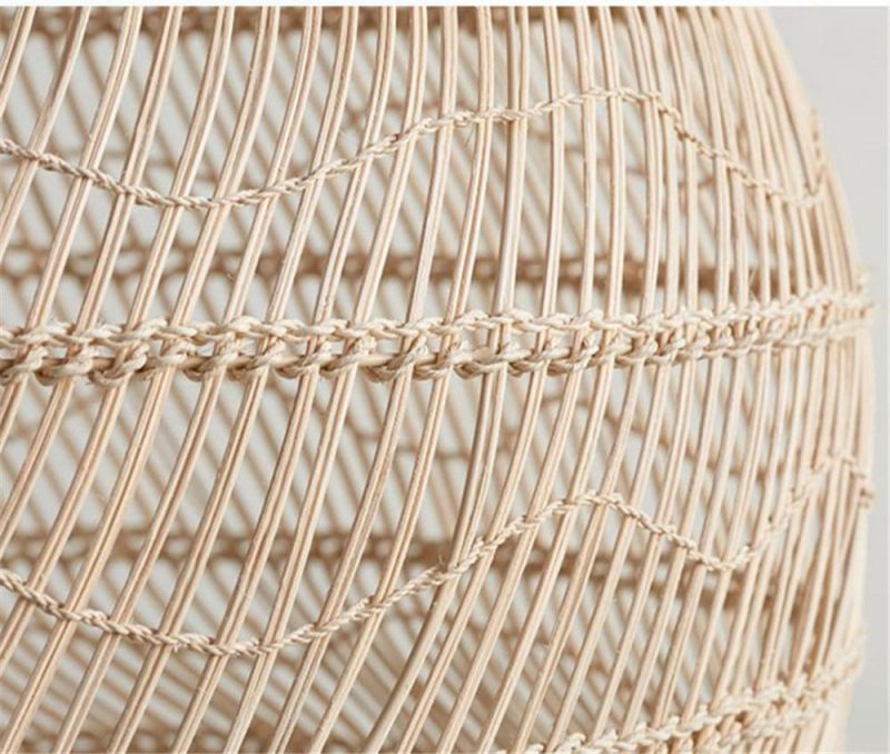 Modern Rattan Pendant Lights Japanese Style Hanglamp for Living Room Bedroom Dining Room Bar Decor Loft E27 Luminaire Suspension
