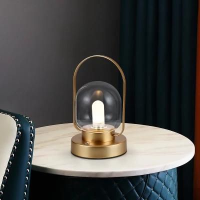 Home Bar Desk Lamp Nordic Decorative Minimalist Office Table Lamp Bedroom Night Light Touch Switch Long Press Dimming