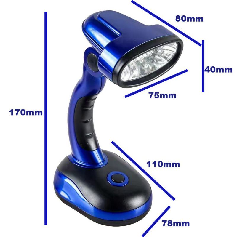 Yichen AA Battery Operated Portable LED Table Lamp & Reading Light