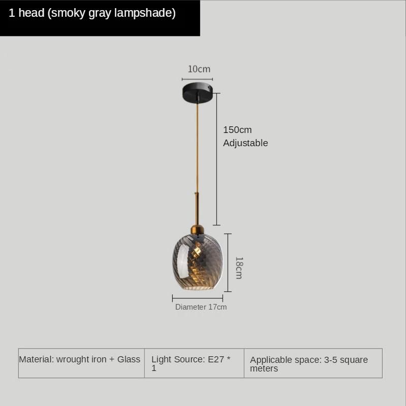 LED Pendant Lights Hotel Living Room Restaurant Lighting Bedroom Light Fixtures (WH-GP-55)