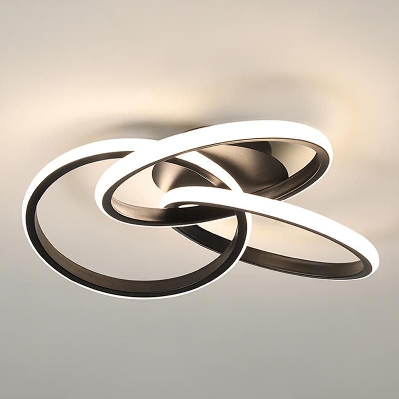 Art Superimposed Ring Design Ceiling Lamp Pendant Lamp Chandelier Bedroom Lamp