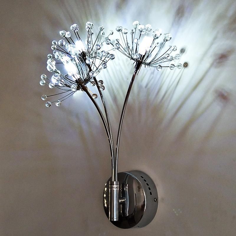 Nordic Creative Dandelion Flower Wall Lamps Bathroom Bedroom Bedside Dandelion Lamp (WH-OR-170)