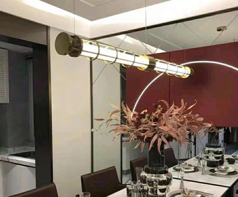 Modern Home Decor Black LED Hanging Pendant Light for Kitchen, Dining Room
