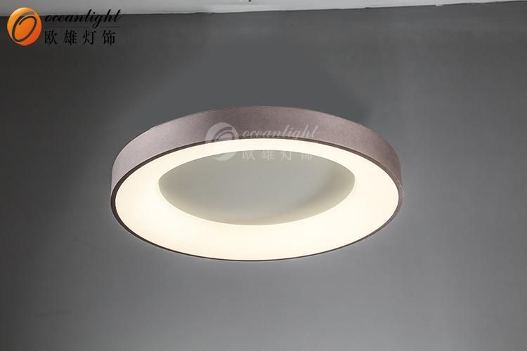 Modern White Coffee LED Round Ceiling Chandelier Light Omx8180045