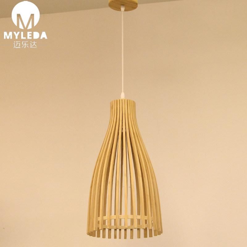 Industrial Style Loft Wood Pendant Chandelier Lighting Fixture