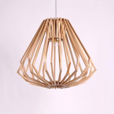 Nordic Wooden Cage Pendant Lamp for Indoor Home Decor Wooden Lamp (WH-AP-291)