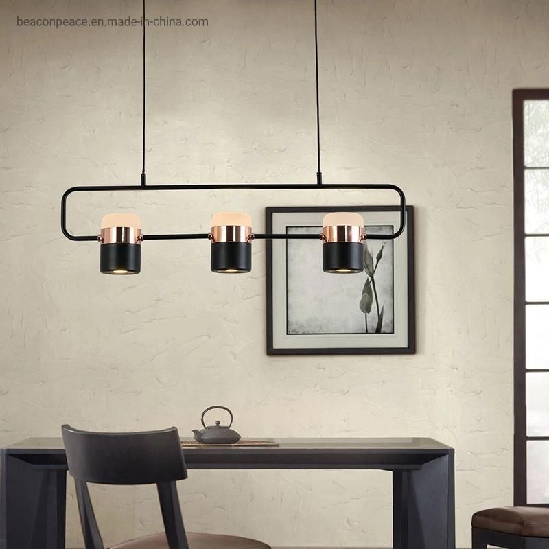 Gold and Black Mini Chandelier Hanging LED Suspended Ceiling Light