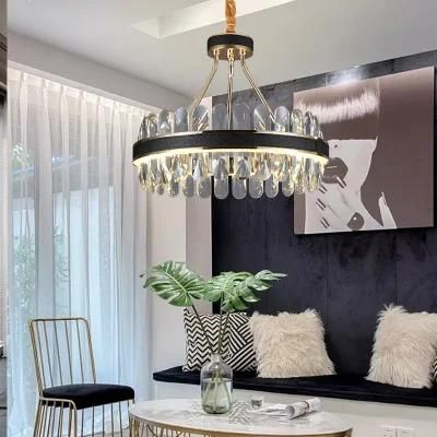 New Design Entry Lux Nordic Style Modern LED Crystal Chandelier Light