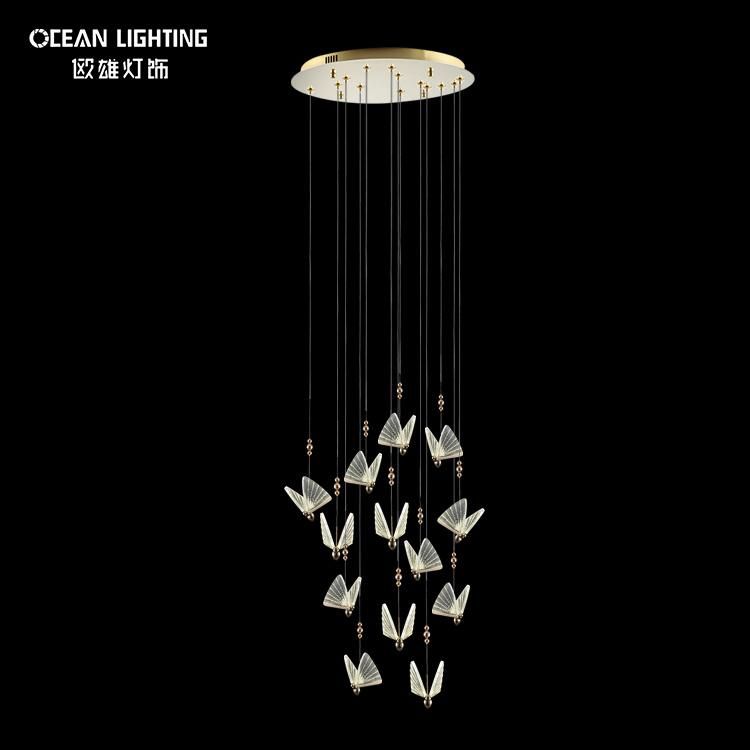 Hot Sale Modern Chandelier Interior Lighting Crystal Pendant Lamp