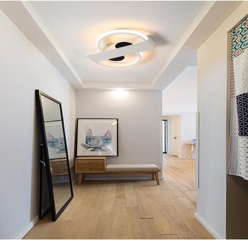 White Corridor Light Creative Personality Hallway Light Simple LED Ceiling Lamp