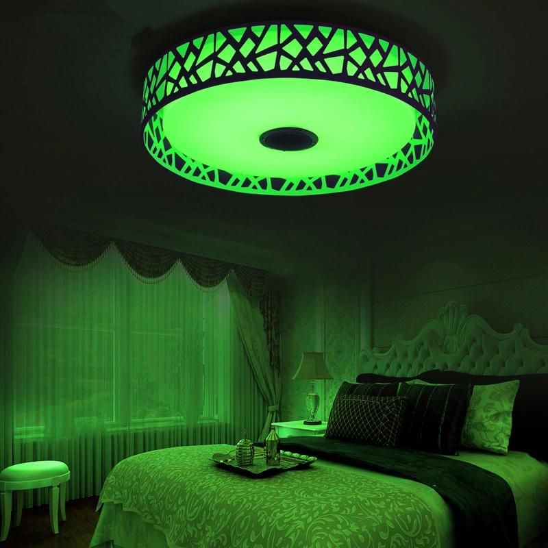 Decorative Bluetooth & Remote Control Kids Lighting Ceiling with Speaker Ceiling Lights for Living Room (WH-MA-38)