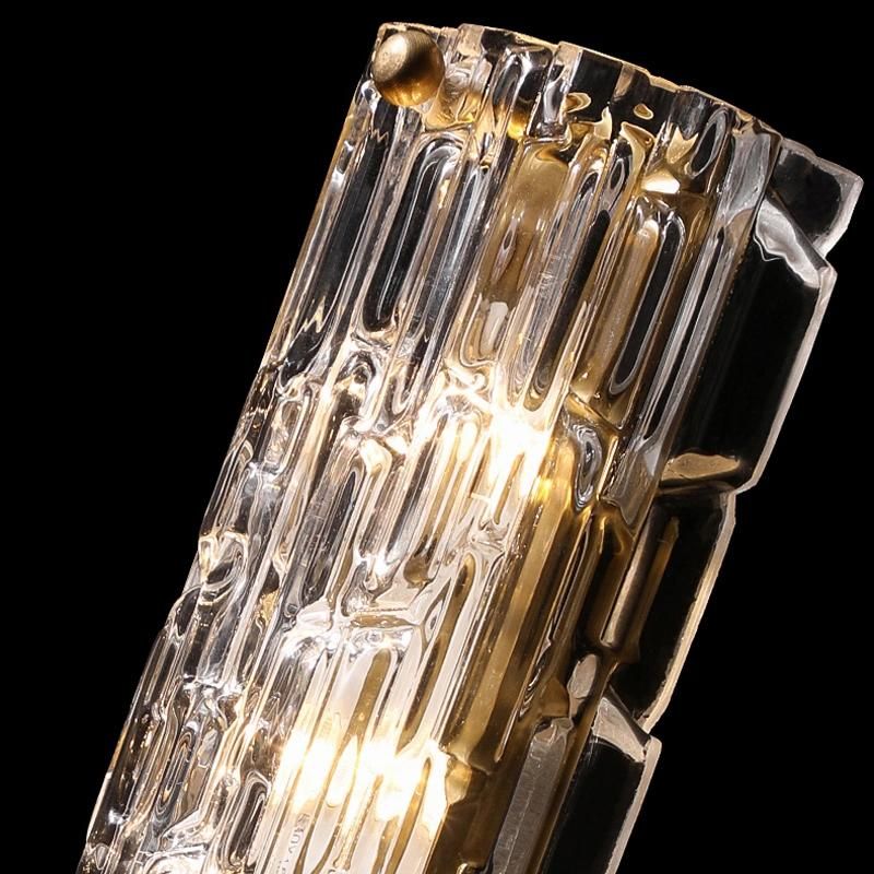 Copper Strip Wall Lamp Light Luxury Living Room and Bedroom Wall Light