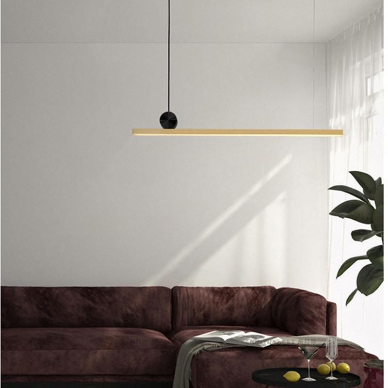 Nordic Long Pendant Light Designer LED Linear Pendant Lights for Lighting Restaurant Suspension Lamp (WH-AP-134)