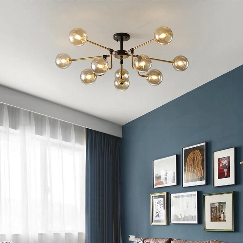 Nordic Simple Living Room Ceiling Lamp Modern Style Creative Light Luxury Bedroom Dining Room