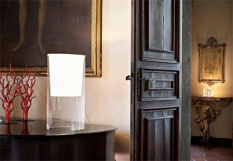 2022 New Postmodern Decor Deddsign Simple Clear Glass Cup Shape Rechargebale Wall Lamp