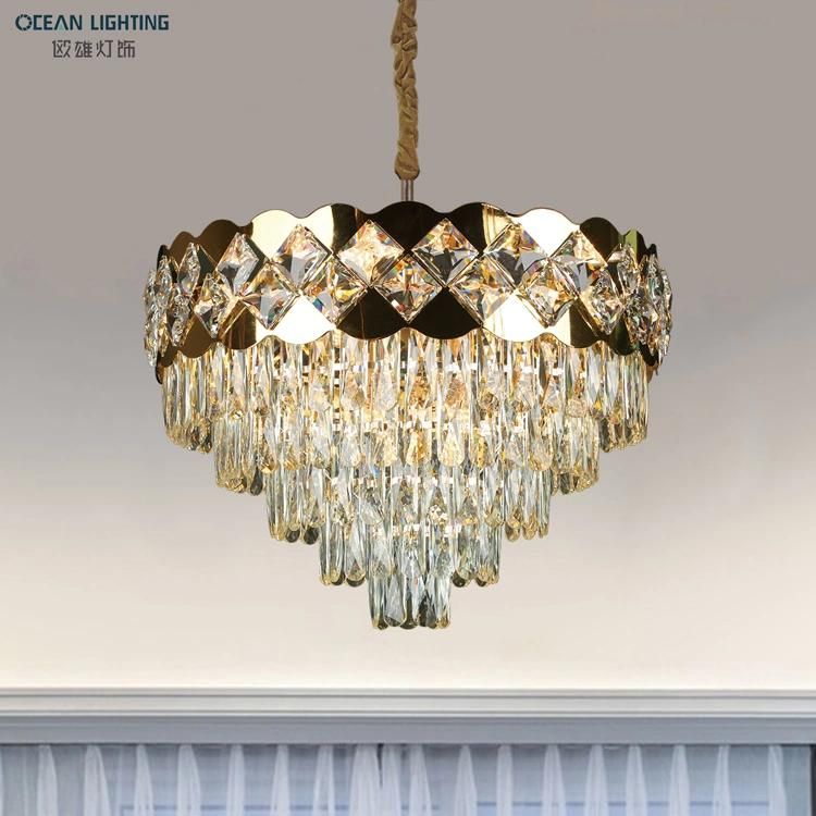New Luxury Indoor Light Decorative Modern Crystal Chandelier 8821-Dia50