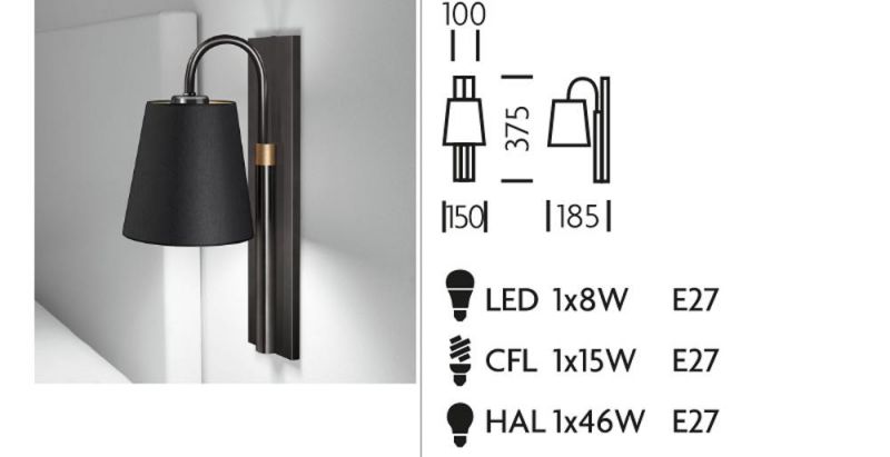 Modern Design Bedroom Bedside Wall Lamp