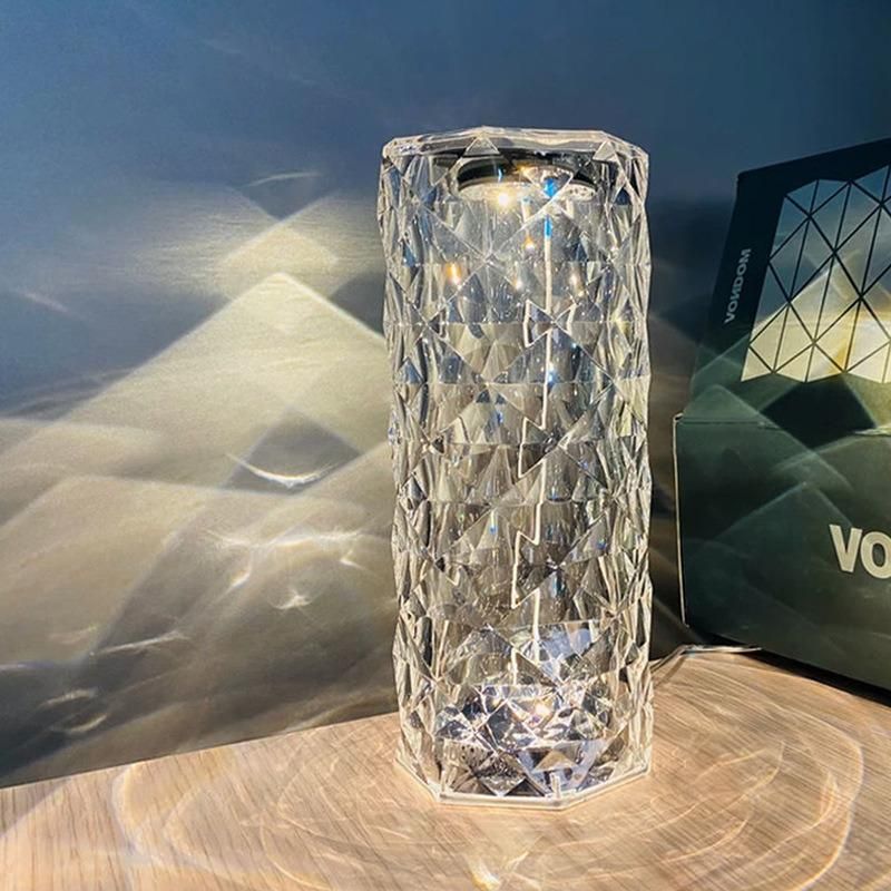 Lights Party Fairy Holiday Christmas Crystal Lamp Distinguished Luxury Home Decoration for Bedroom Table Lamp Night Light