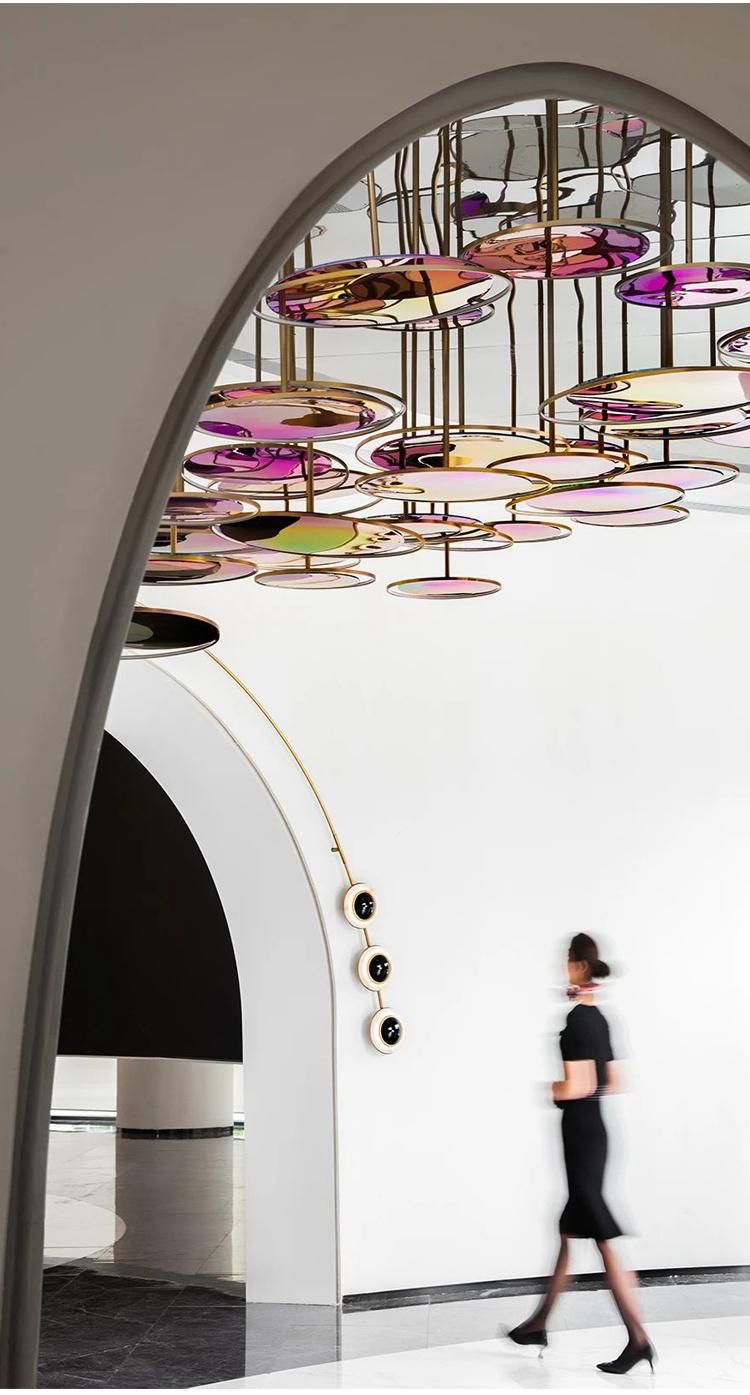 New Product Stairway Villa Show Room Commercial Luxury Modern Custom LED Chandelier Lamp