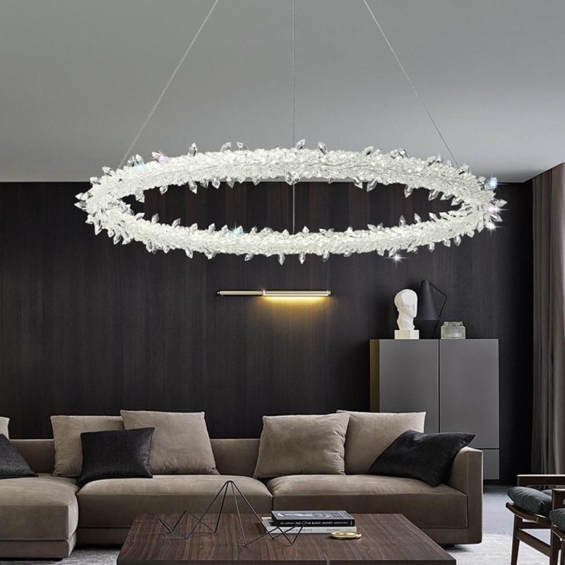 Crystal Lamp Living Room Bedroom Light Luxury Nordic Crystal Pendant Lamp