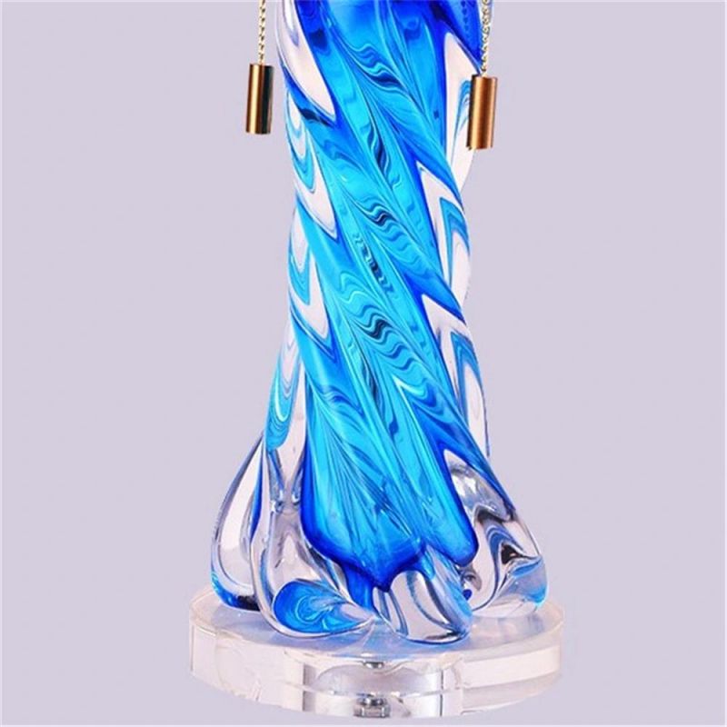 Designer Crystal Table Lamp Living Room Home Decor Table Lights Modern Simple Bedroom Bedside Lamp Parlor Glass Lights Fixtures