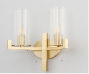 New Style Brass Wall Lamps Copper with Glass Shade