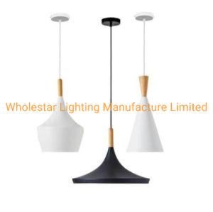 Metal Pendant Lamp with Wood Head / Metal Pendant Light (WHG-026)