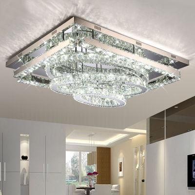 New Modern Living Room Banquet Hall Crystal Lamp Chandelier Edison Lighting