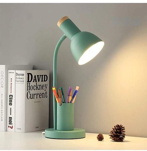 Desk Reading Light with Pen Box for Boys and Girls Bedroom Decoration