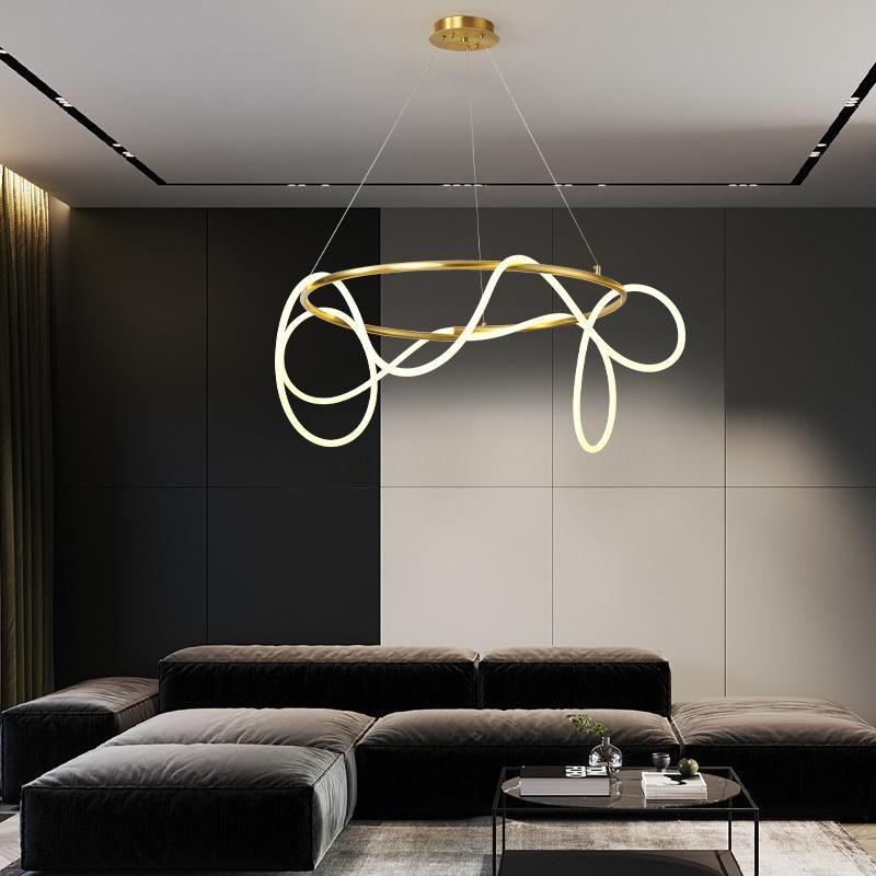 New Products Nordic Brief Style Neon Flex Pendant Light with Good Price