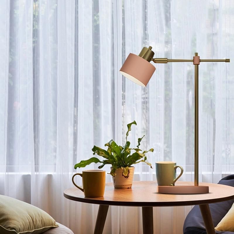 Vintage Style Desk Lamp Colorful Table Lamp Nightstand Lamp Light