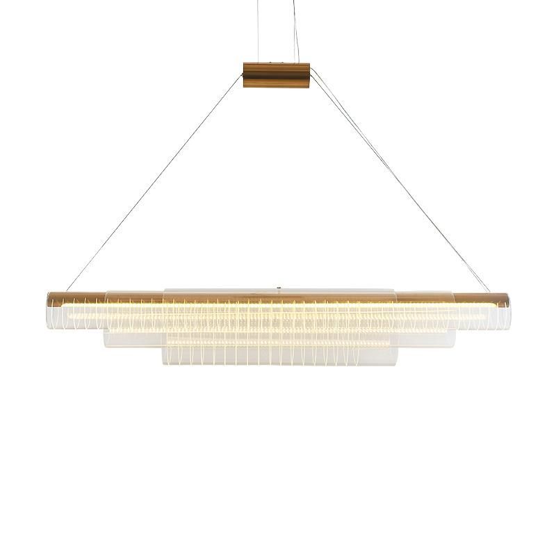 LED Italian Design Lamp Dining Room Island Modern Luxury Long Acrylic Living Room Bar Office Pendant Lamp (WH-AP-170)