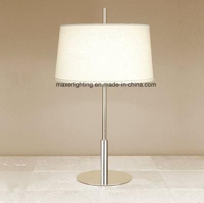 Traditional Fabric Table Lamp for Hotel Bedroom