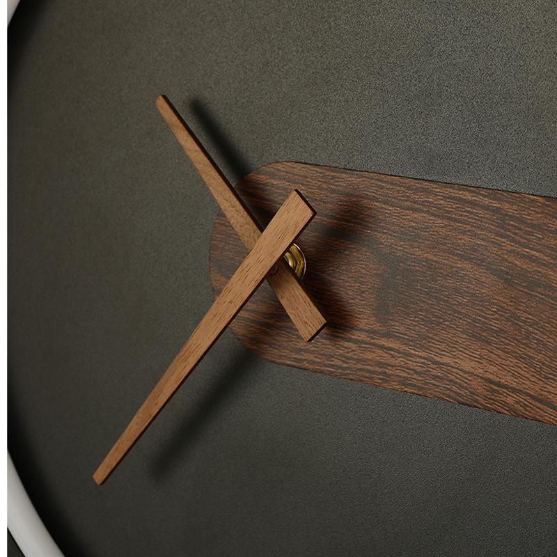 Modern Simple Living Room Clock Wall Lamp Fashion Art Background Wall Decoration Modeling Light