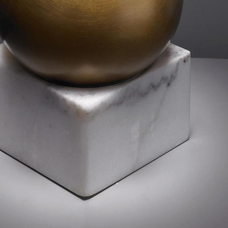 Copper Marble Designer Creative Table Lamp Nightstand Lamp Restaurant Lamp