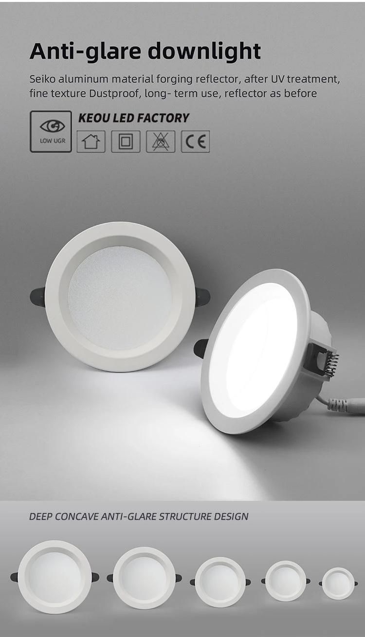 Square LED Downlights Recessed Square LED Downlight 9W