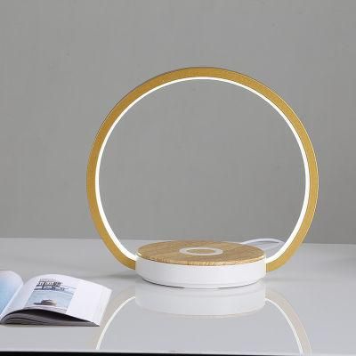 Wireless Charging Modern Reading Lamp Eye Caring Dimmable LED Table Lamp Night Light