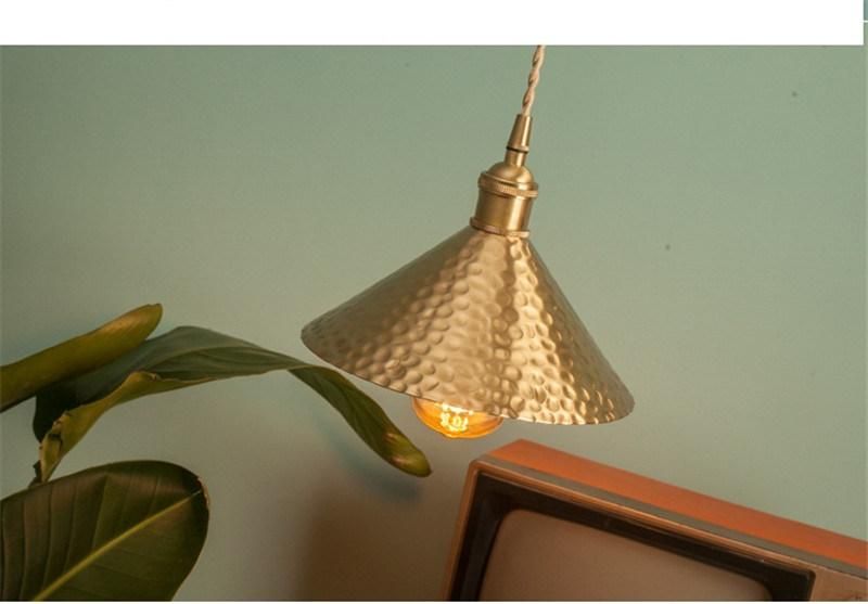 Retro Pendant Light Loft Style Pure Edison Antique Home Bente Modern Scandinavian Brass Pendant Lamp (WH-AP-307)