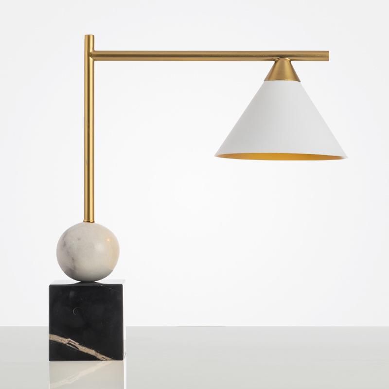 Fashion Design Stone Made Lighting LED Desk Lamp for Living Room or Reading Light