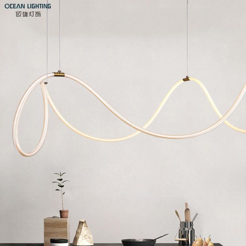 Hotsale Lighting Chandelier Modern Pendant LED Light Om82101 L150*H50cm