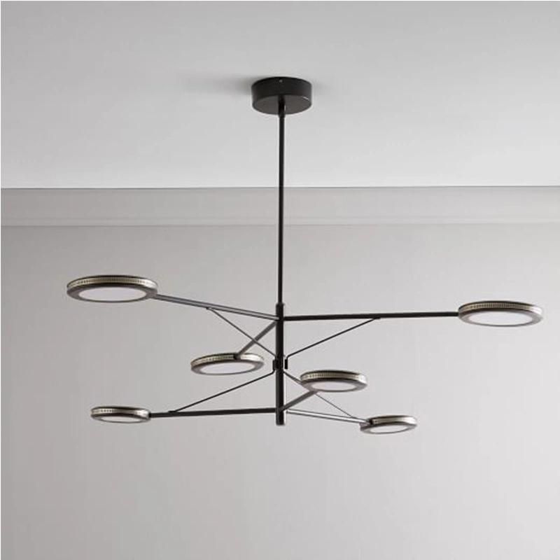 Metal Black Ceiling Lamp Pendant Lamp Living Room Lamp Chandelier Restaurant Lamp