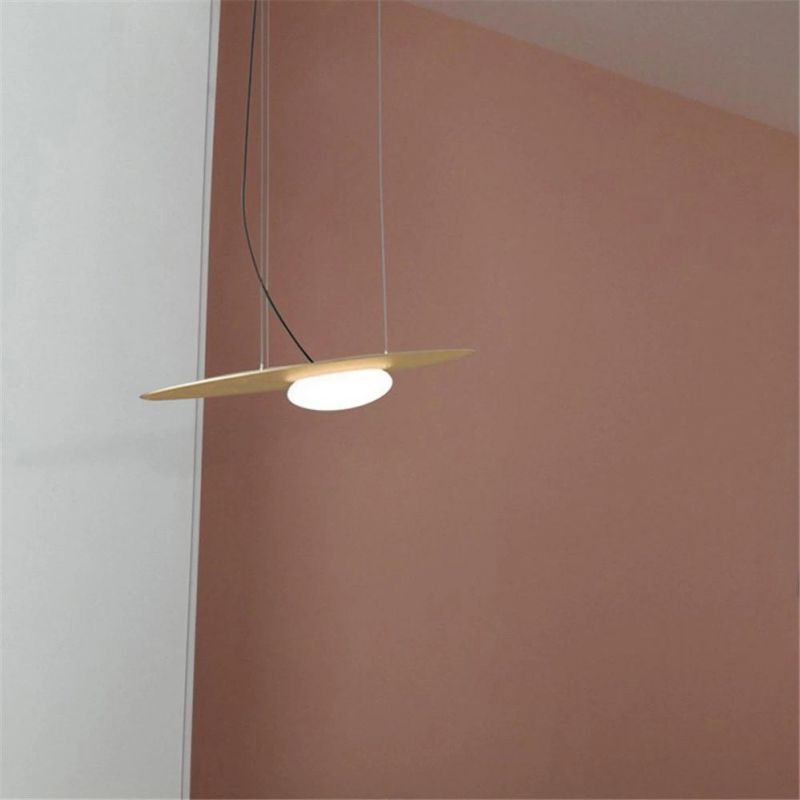Postmodern Linear Pendant Light Design Gold Light Fixtures Glass Light for Restaurant Coffee Pendant Lamp (WH-AP-150)