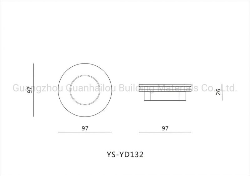 Antibacterial Gypsum Recessed Lighting/ Recessed Light (132)