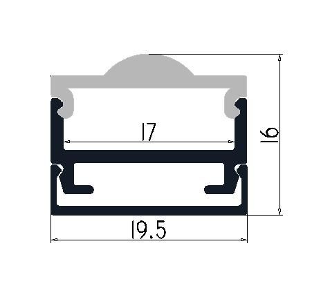 LED Lens Strip Profile