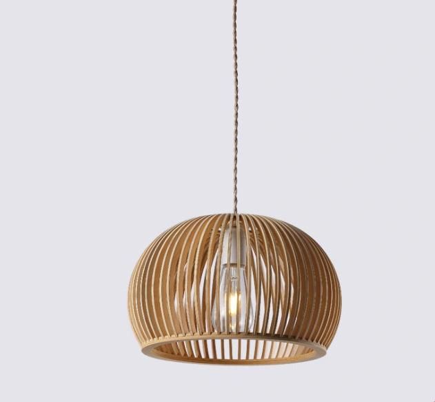 Modern Decorative Unique Design Wood Pendant Light for Wholesale