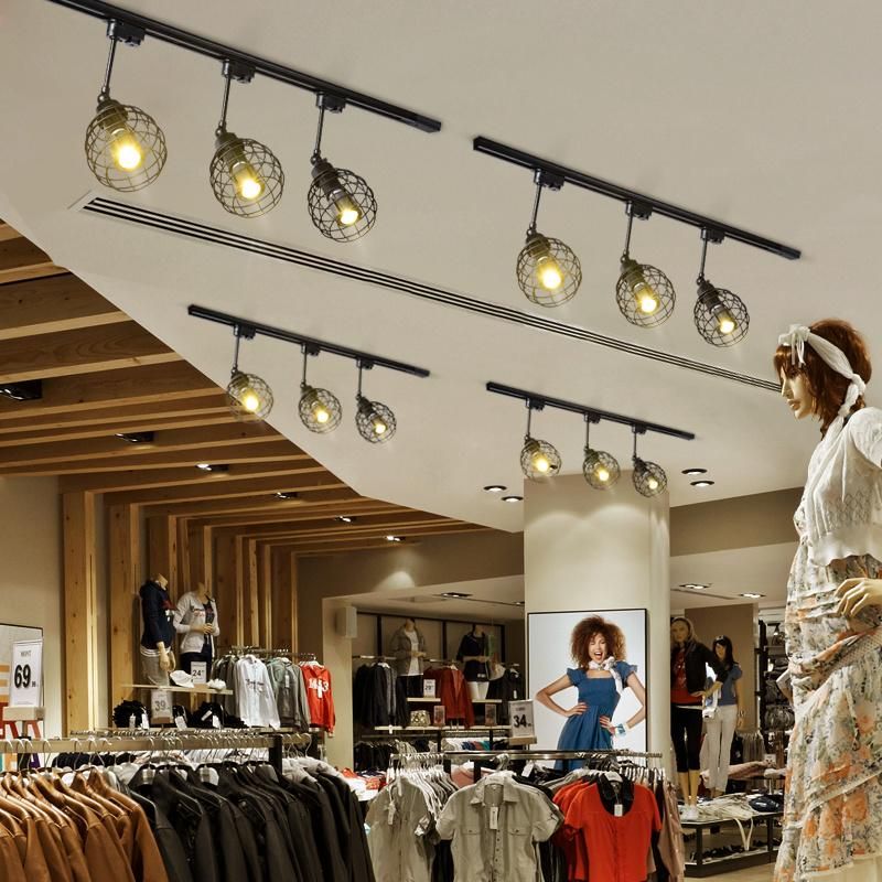 Chrome Industrial Pendant Light LED Spot Pendant Lamp Fixtures Black White Color (WH-VP-35)