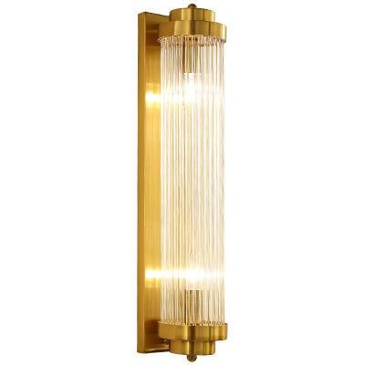 Nordic Postmodern Light Luxury Crystal Wall Lamp Creative Bedroom Bedside Simple Living Room Aisle Background Wall Home Atmosphere